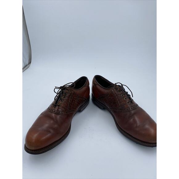 Footjoy Classics Golf Shoes / 9W Brown Leather / Used Condition 9 W main image 12
